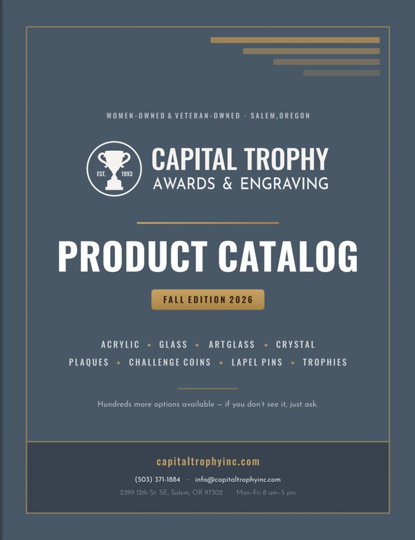 Capital Trophy Product Catalog, Fall 2026 edition cover