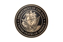 Cast bronze seal plaque