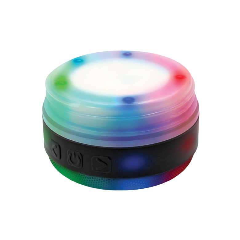 Tempercraft Tunes removable Bluetooth speaker with color-changing LED lights