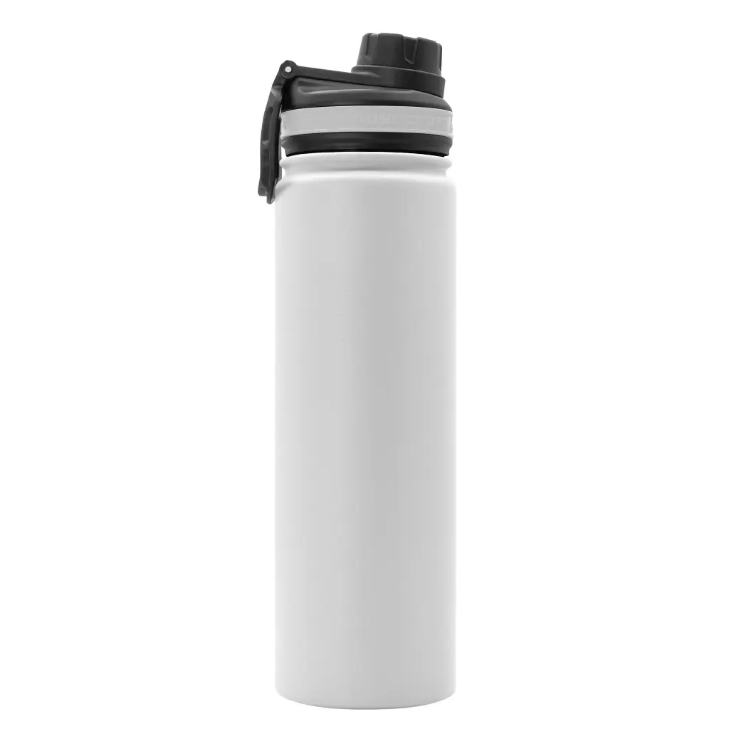 White 22 oz Tempercraft Sport Bottle, blank