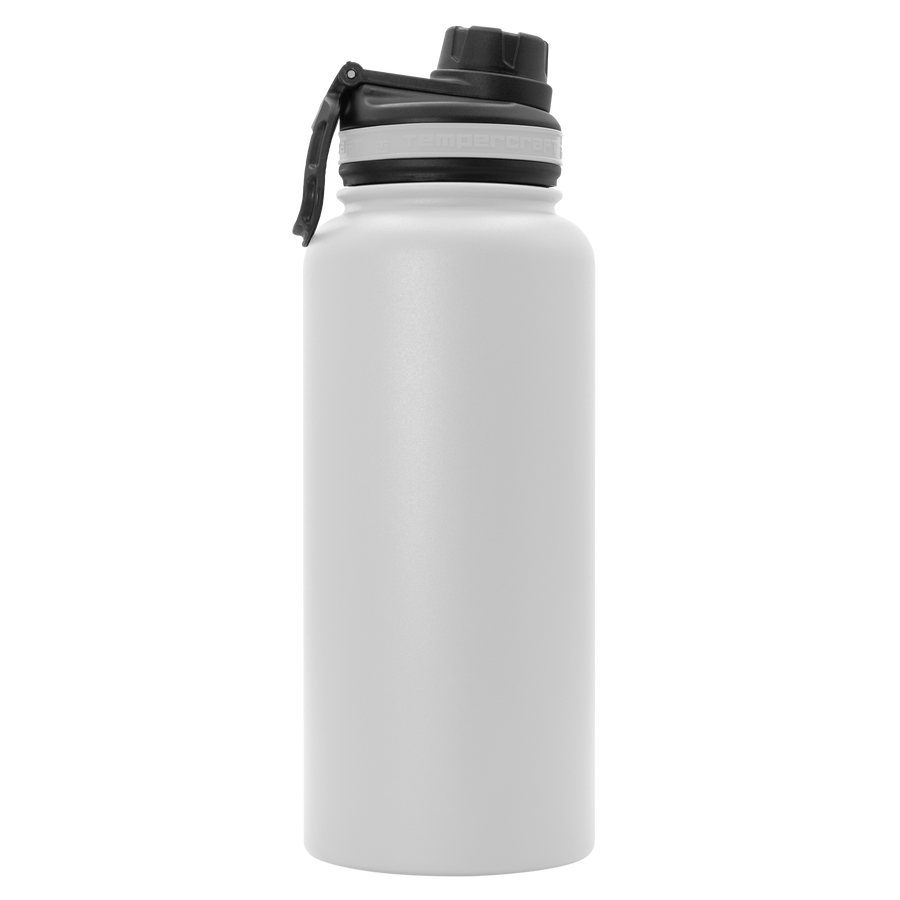 White 32 oz Tempercraft Sport Bottle, blank