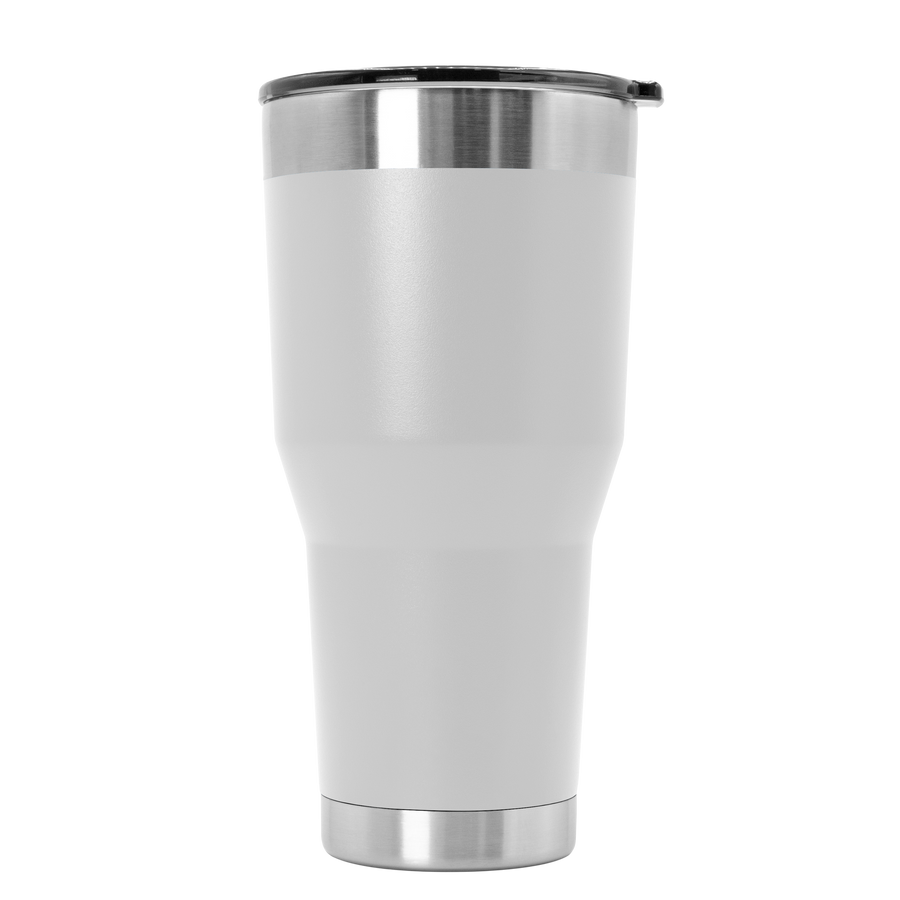 White 30 oz Tempercraft Tumbler, blank