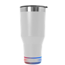 White 30 oz Tempercraft Tunes Tumbler, blank
