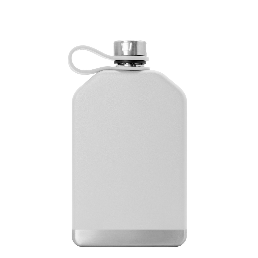 White 8 oz Tempercraft Flask, blank