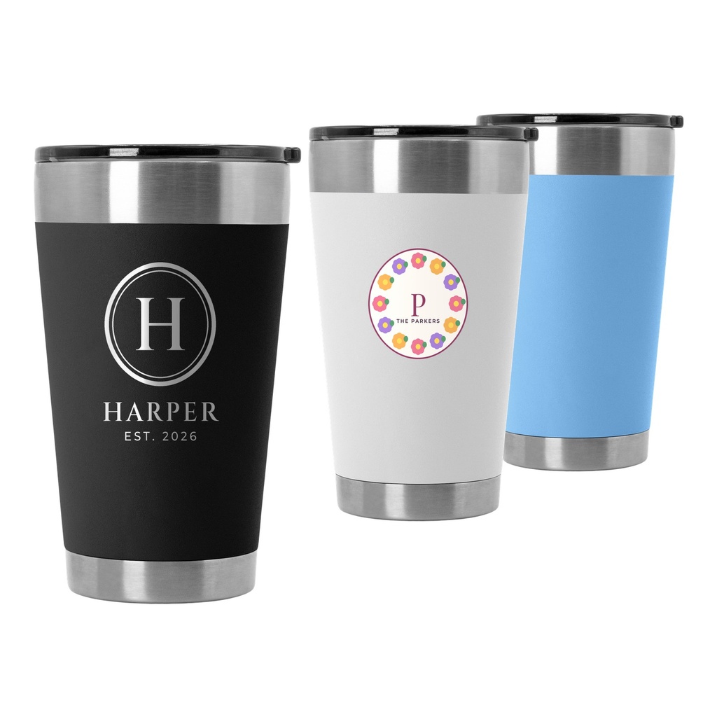 16 oz Tempercraft Tumbler in all colors