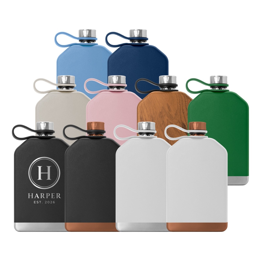 8 oz Tempercraft Flask in all colors