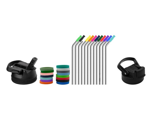 Tempercraft replacement lids, silicone bands and stainless steel straws