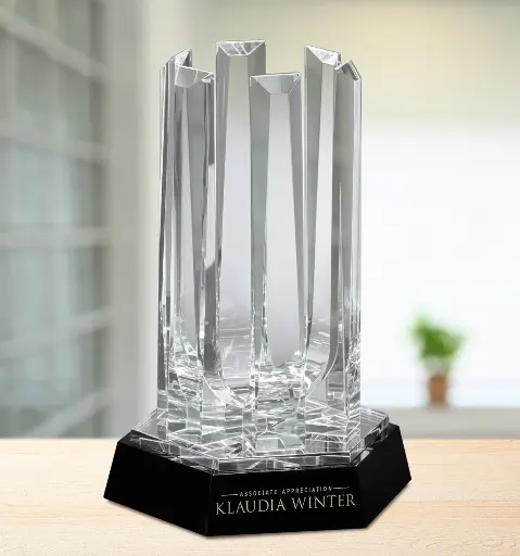  13 1/4" Crystal Artistry Award